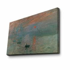 ASIR GROUP ASIR Obraz na plátně reprodukce VÝCHOD SLUNCE C. MONET 70 cm