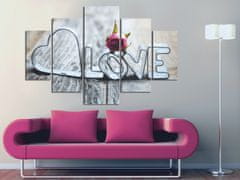 ASIR GROUP ASIR Sada obrazů LOVE II 92 cm MDF