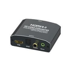 Extractor HDMI-HDMI + audio SPDIF nebo R/L SPH-AE09