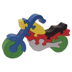 Artspect Dřevěné puzzle - Motorka