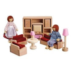 Artspect Dřevěný nábytek pro panenky - Obývák