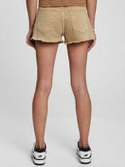 Gap Teen kraťasy high rise khaki Washwell 8