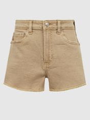 Gap Teen kraťasy high rise khaki Washwell 8