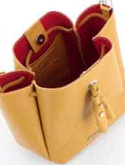 Marina Galanti Malá kabelka bucket bag - horčicová