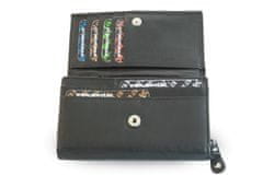 Arwel Černá dámská kožená peněženka Chloen