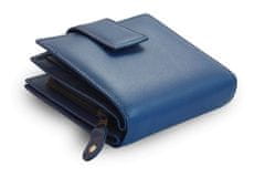 Arwel Modrá dámská kožená peněženka Makenzie
