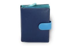 Arwel Odstínově modrá dámská kožená peněženka Kendall