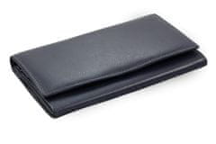 Arwel Modrá dámská kožená psaníčková peněženka Elizbeth