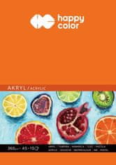 CBPAP Blok Akrylový , Art., A5, 360 g / m2, 10 listů, Happy Color