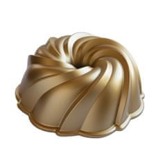 Nordic Ware Forma na bábovku SWIRL zlatá