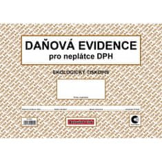 Baloušek ET328 - Peněžní deník A4 = daň. evidence (neplátce DPH) - 2 balení