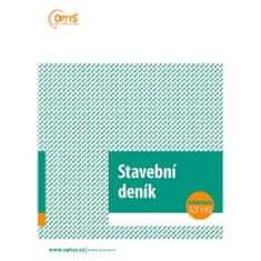 Optys 1278 - Stavební deník A4, 128 l., NCR