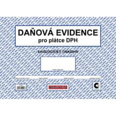 Baloušek ET330 - Peněžní deník A4 = daň. evidence (plátce DPH) - 2 balení