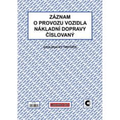 Baloušek ET212 - Záznam o prov. vozidla nákl. dopr. A4 (stazka) číslovaný - 2 balení