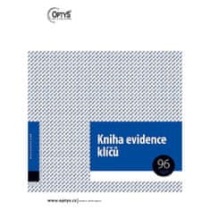 Optys 1243 - Kniha evidence klíčů A4, 96 l.