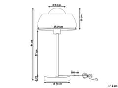 Beliani Stolní lampa 44 cm bílá SENETTE