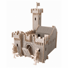 Artspect Dřevěné 3D puzzle - Hrad velký natur