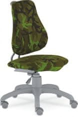 Artspect Rostoucí židle Fuxo Army - Zeleno-hnědá
