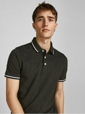 Jack&Jones 2 PACK - pánské polo triko JJEPAULOS Slim Fit 12191216 Navy Blazer Forest Night(PLAY1) (Velikost XL)