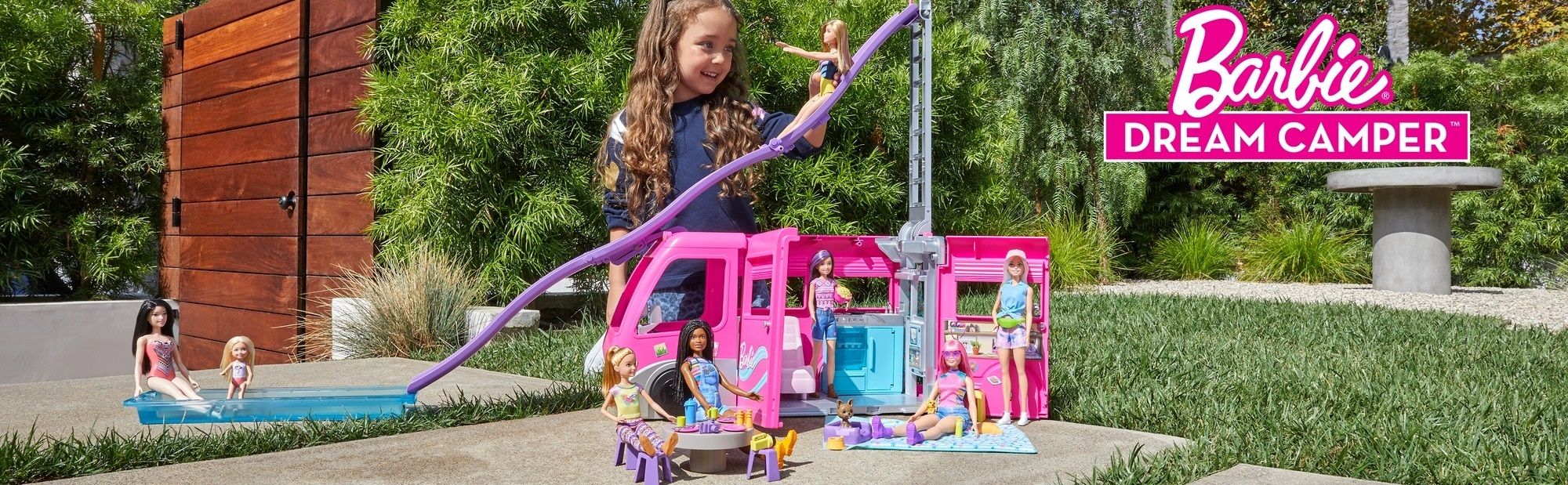 Mattel Barbie Karavan snů s obří skluzavkou HCD46