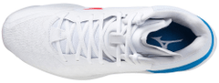 Mizuno WAVE STEALTH NEO MID / WHITE / IGNITION RED / FRENCH BLUE / 51.0/15.0