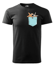 Fenomeno Pánské tričko Hvězdice Velikost: M, Barva trička: Černé