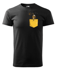 Fenomeno Pánské tričko Opice Velikost: M, Barva trička: Černé