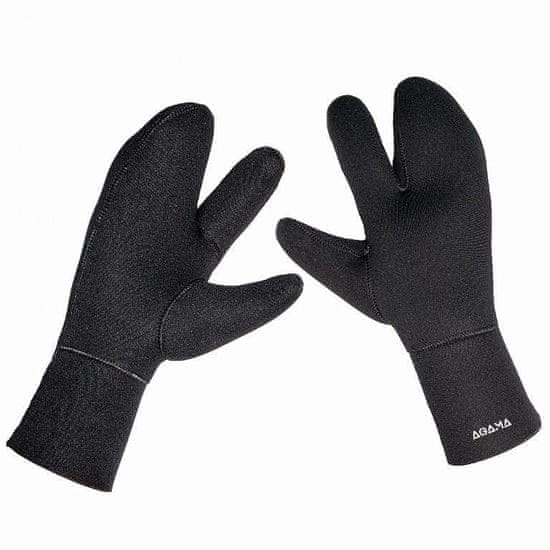 AGAMA Suché neoprenové rukavice tříprsté 6,5 mm
