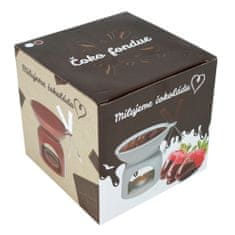 Goba Keramické čokoládové fondue hnědé 1000010