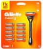 Gillette Fusion5 Holicí Strojek + 11 Holicích Hlavic