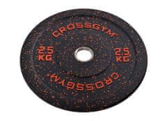 FitnessLine Kotouč Bumper Plate CrossGym - 2,5 kg