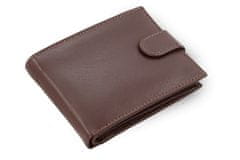 Arwel Tmavě hnědá pánská kožená peněženka Thomas