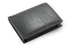 Arwel Černá pánská kožená peněženka Everett