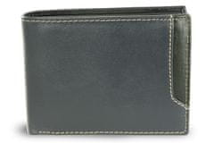 Arwel Modrá pánská kožená peněženka Nenden