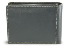 Arwel Modrá pánská kožená peněženka Nenden