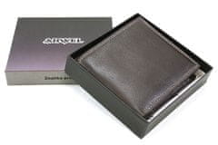 Arwel Hnědá kožená elegantní peněženka Gaynor