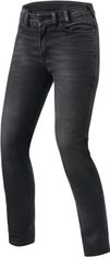 REV´IT! kalhoty jeans VICTORIA SF Long dámské medium černo-šedé 29