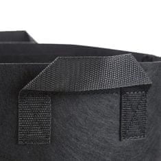 MXM Textilní květináč - černý L - cca 35l - Ø35 x 40cm