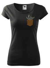 Fenomeno Dámské tričko Zombie ruce Velikost: 3XL, Barva trička: Bílé