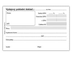 Baloušek Výdajový pokladní doklad A6 eko