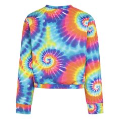 Hurley Dívčí mikina , Tie Dye Crewneck | FLEECE TOPS | 485262 | E69 | XL (155-159) | 13-15 let