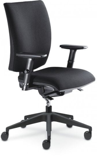 Artspect Kancelářšká židle Lyra 235-SYS - koženka hnědá