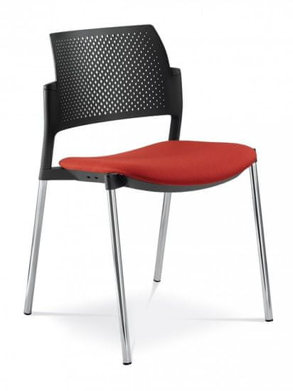 Artspect Konferenční židle Dream+ 100-BL-N4 - koženka bílá