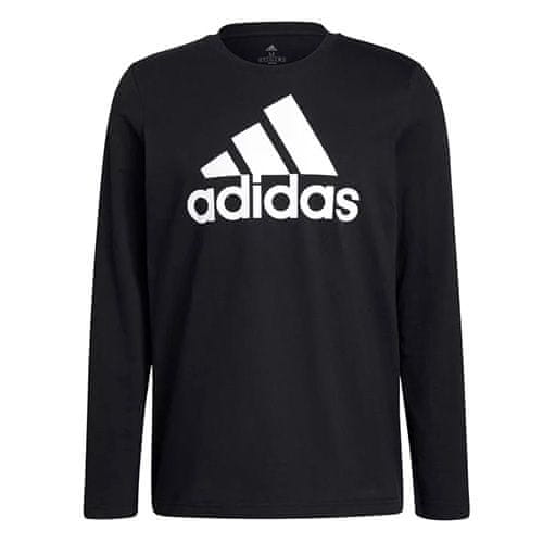 Adidas Pánská mikina , M BL SJ LS T | GV5274 | BLACK/WHITE/WHITE | 2XL