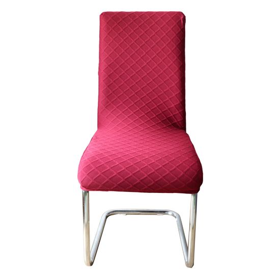 Home Elements  Potah na židli, barva červená Množství: 4 ks, Rozměry: 38x38x45 cm