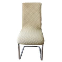 Home Elements  Potah na židli set 4 ks, 38x38x45 cm, béžový