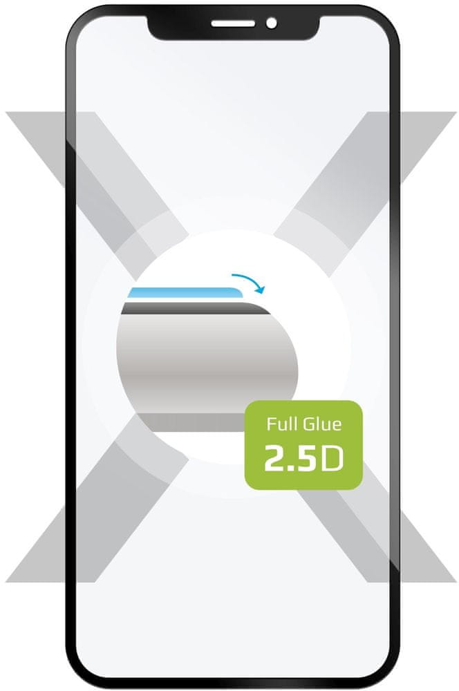 FIXED Ochranné sklo FC Motorola Moto G 5G (2022), černé, FIXGFA-950-BK