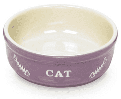 Nobby Keramiská miska pro kočky Cat Ø13,5 fialová