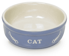 Nobby Keramiská miska pro kočky Cat Ø13,5 světle modrá