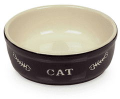 Nobby Keramiská miska pro kočky Cat Ø13,5 černá